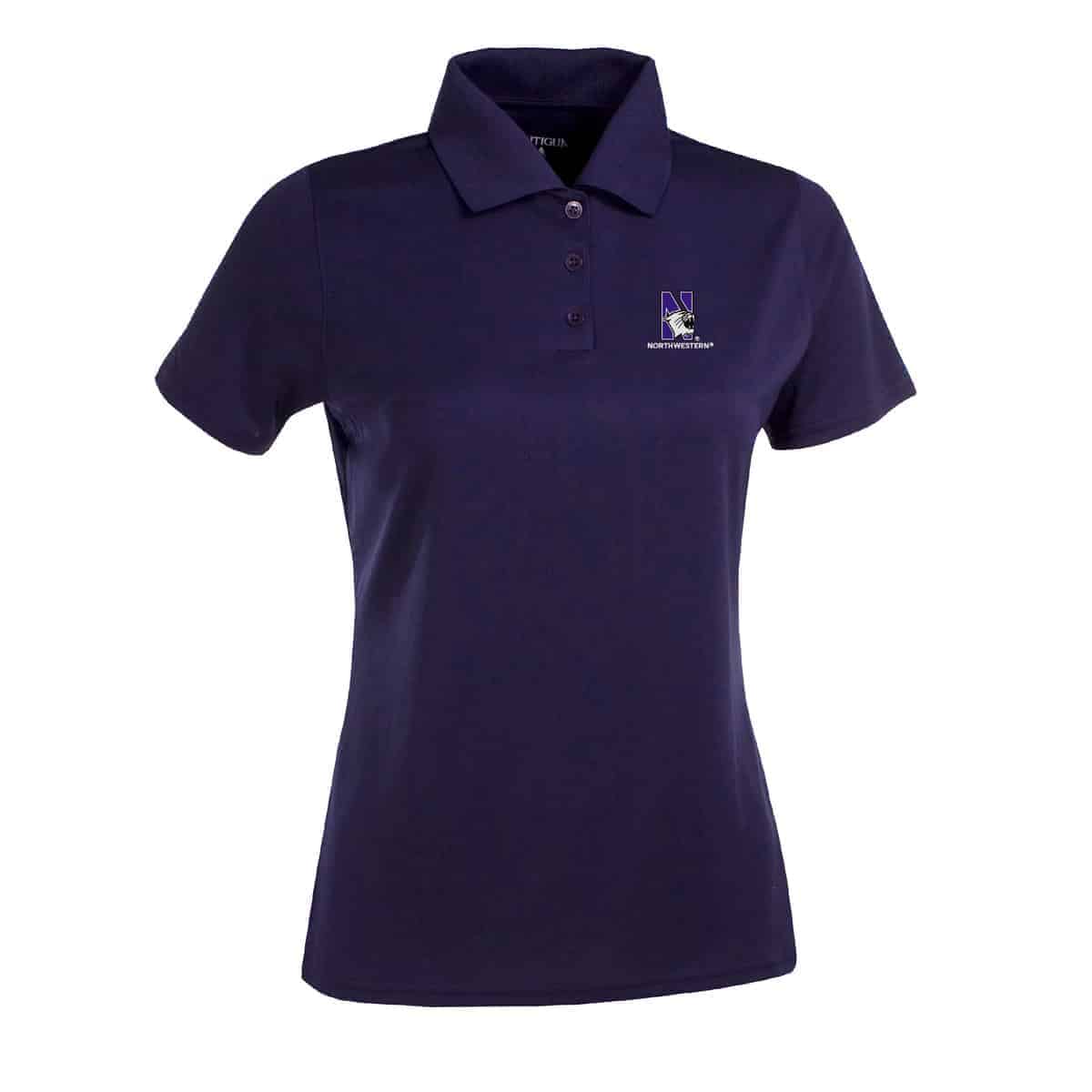 Northwestern Widcats Antigua Women's Purple Polo Shirt Women's Exceed 100222