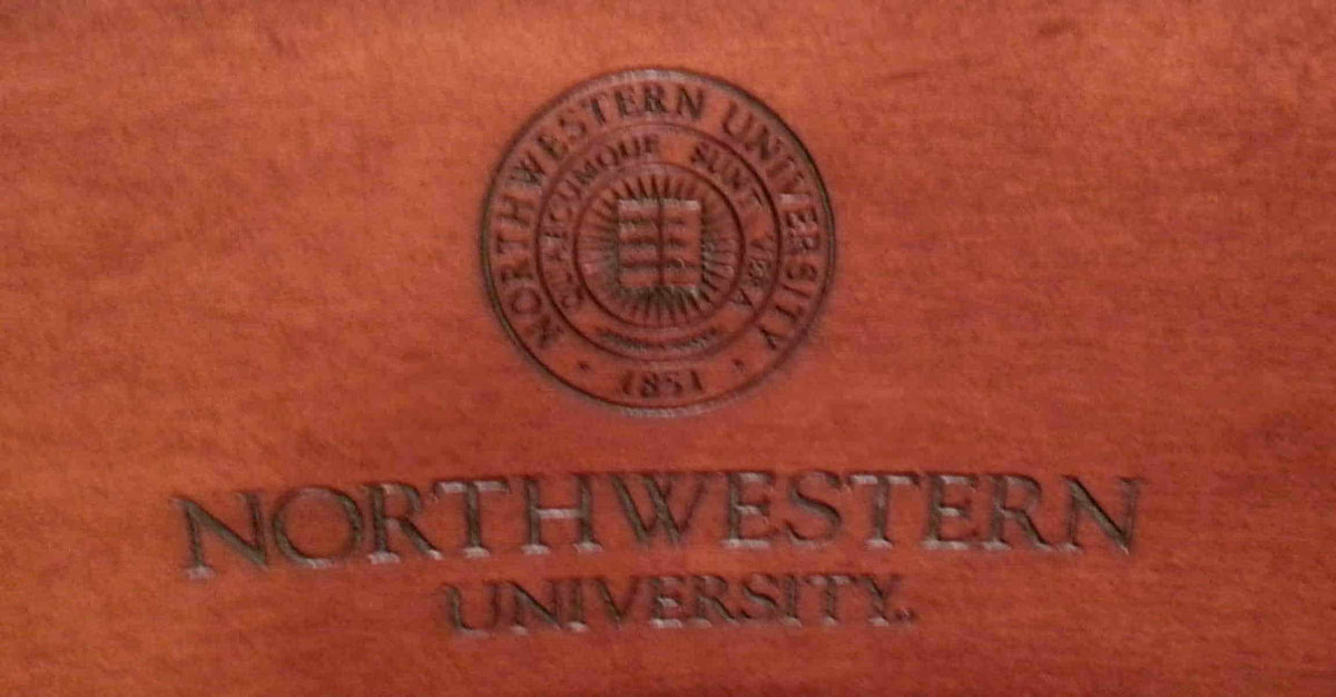 Northwestern Widcats Boston Rocker