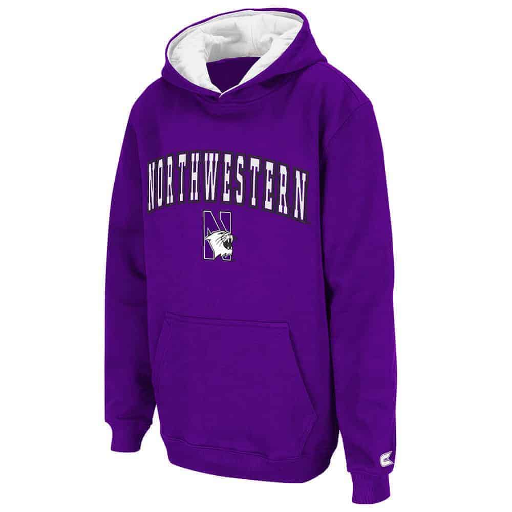 Northwestern Wildcats Colosseum Youth Automatic Purple Pullover Hoodie