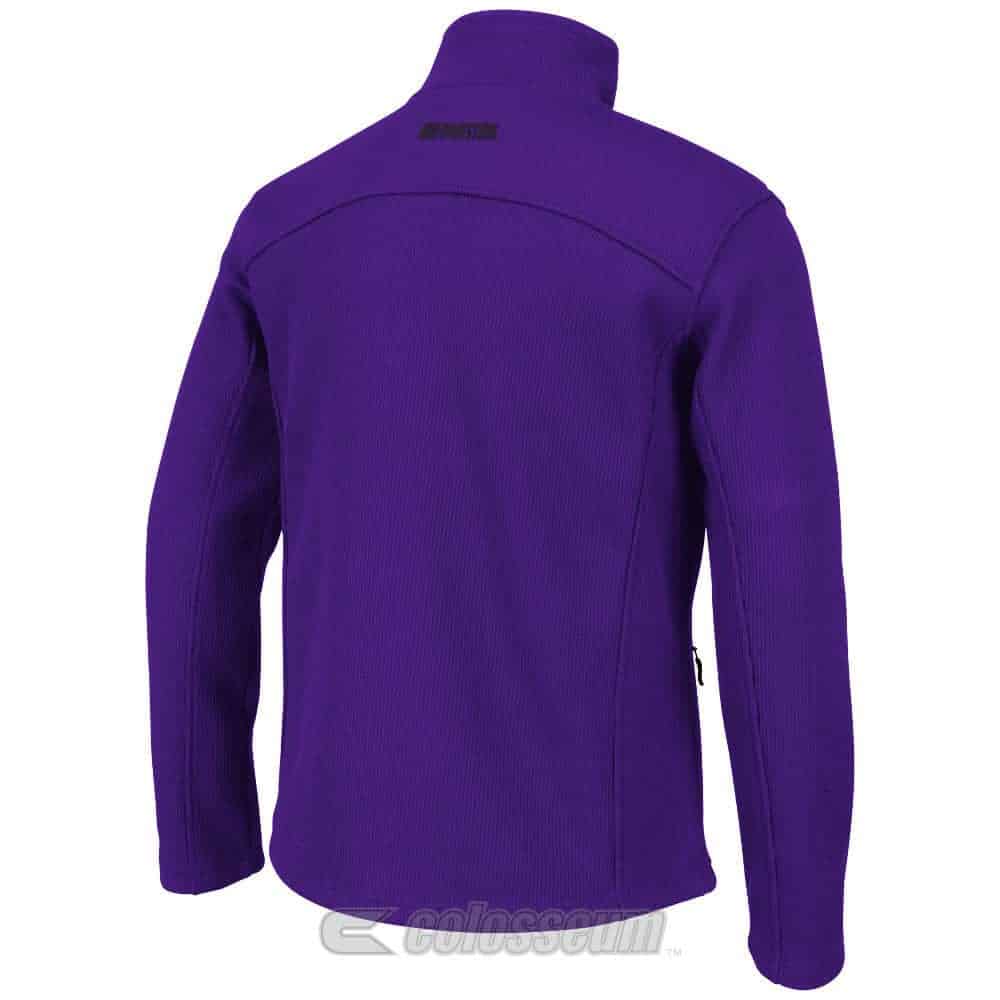 Northwestern Wildcats Colosseum Men's Purple Plow II 1/4-Zip Jacket