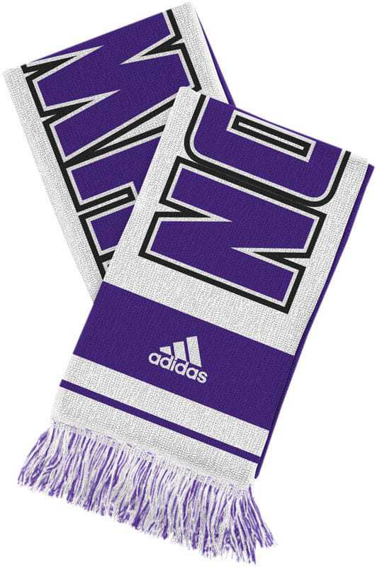 Northwestern Wildcats Adult Reversible Knit Scarf