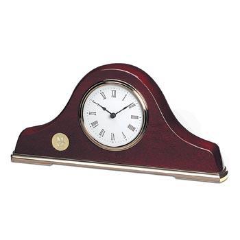 Northwestern Wildcats Mascot Design Gold Medallion Napoleon III Mantle Clock