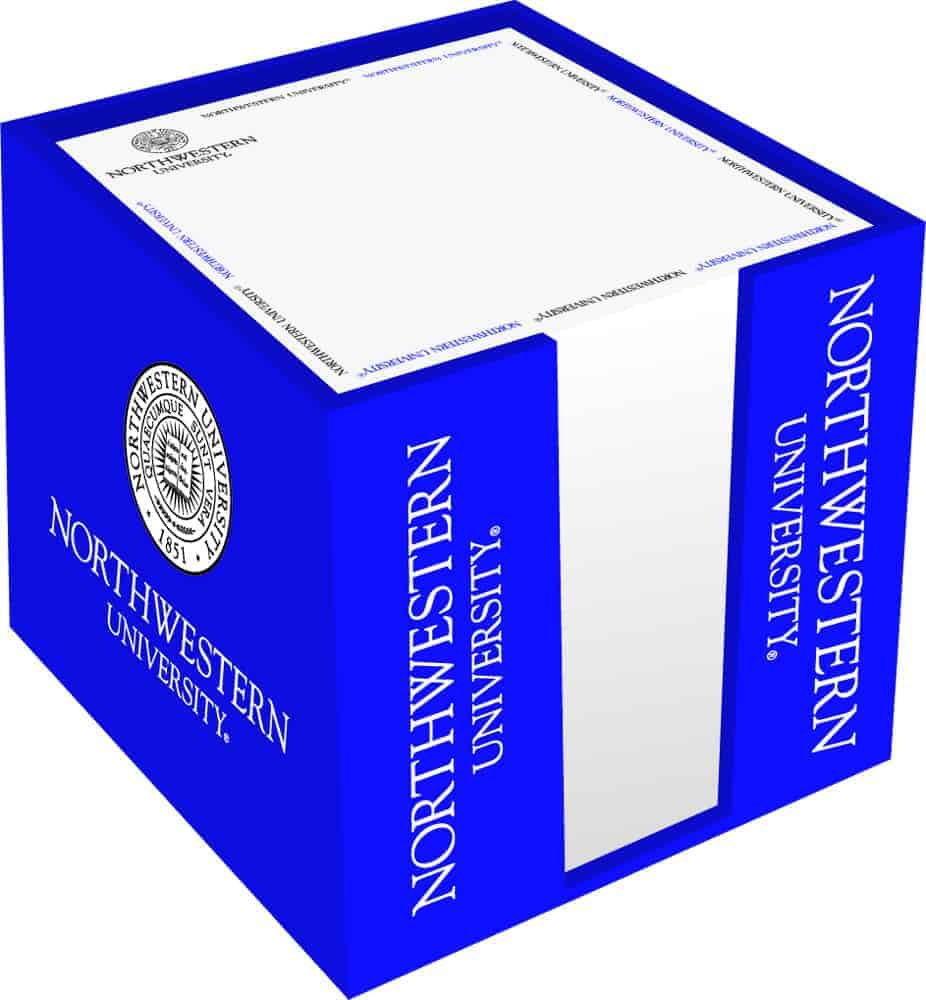 Northwestern Wildcats Classic Note Cube Holder