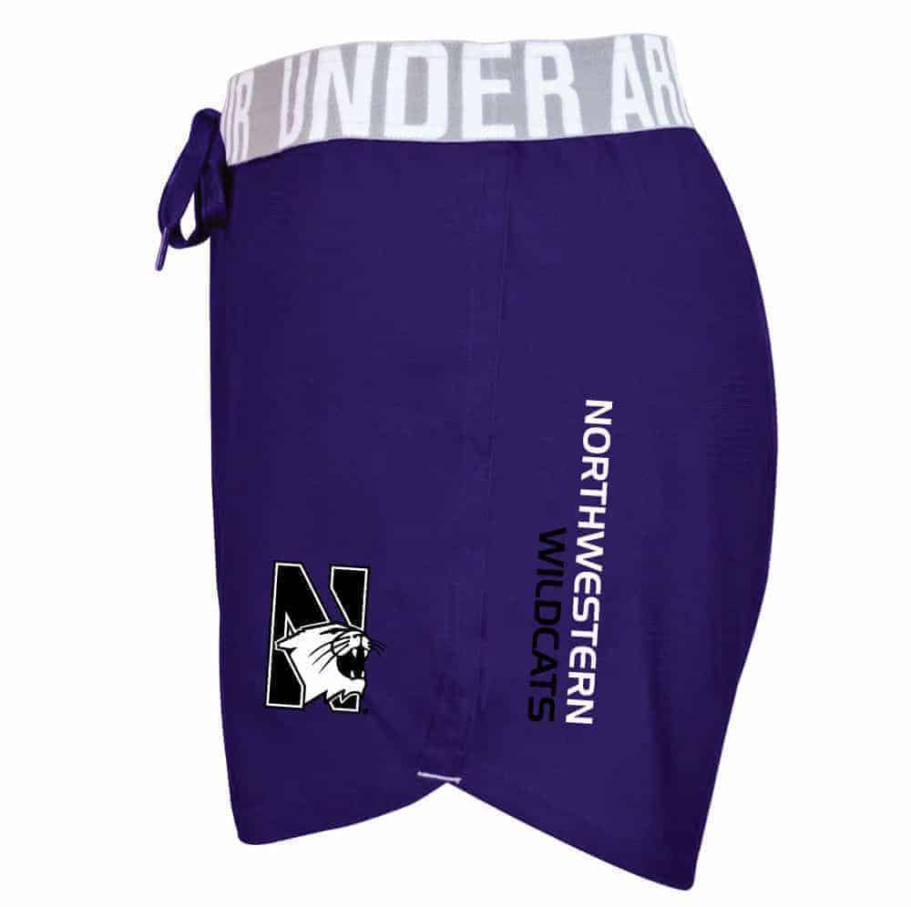 Northwestern University Wildcats Under Armour Ladies Purple Play Up Short