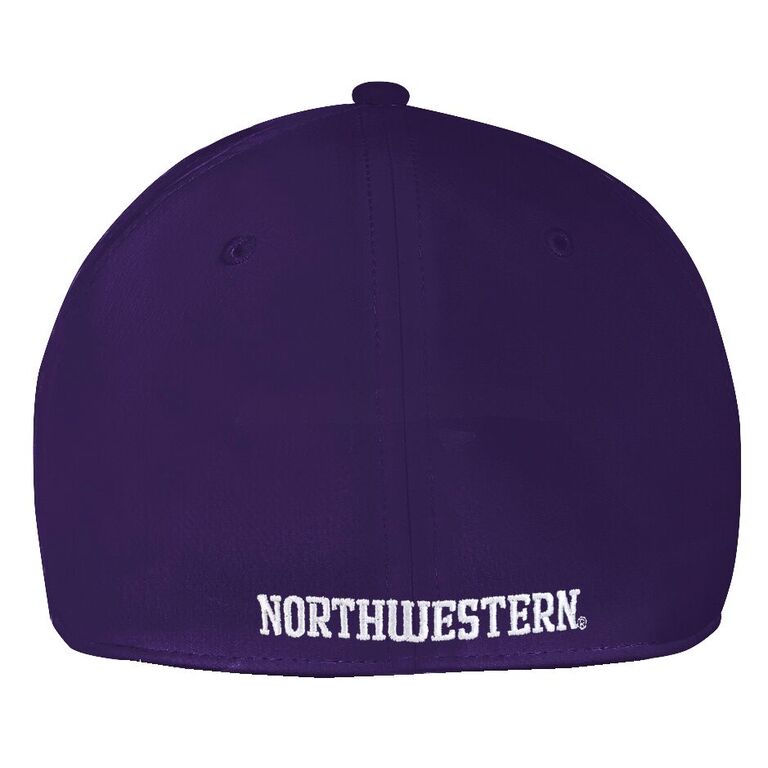Northwestern University Wildcats Under Armour Purple Flexfit Hat with Stylized Northwestern N Design