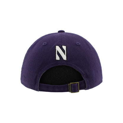 Northwestern University Wildcats Zephyr Unconstructed Adjustable Purple Hat with Tokyodachi Willie the Wildcat Design