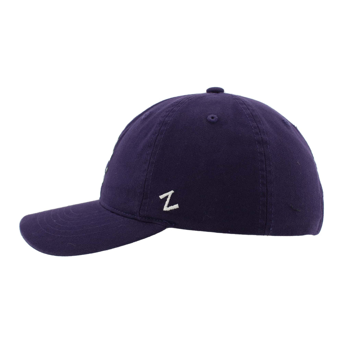 Northwestern University Wildcats Zephyr Unconstructed Adjustable Purple Hat with Tokyodachi Willie the Wildcat Design