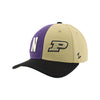 Northwestern University Wildcats House Divided Hat with Purdue Boilermakers-Back2