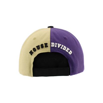 Northwestern University Wildcats House Divided Hat with Purdue Boilermakers-Back1