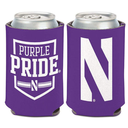 Northwestern University Wildcats Purple Pride 2-Sided Print Can Cooler 12oz.