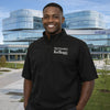 Northwestern I Kellogg Antigua Men's Black Brisk SS 1/4 Zip Pullover-2