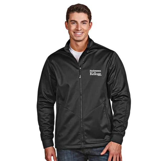 Northwestern / Kellogg Antigua Men's Black Golf Jacket