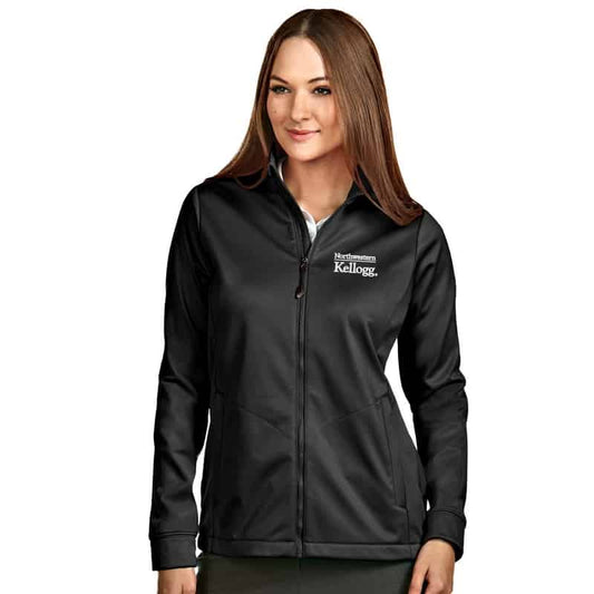 Northwestern / Kellogg Antigua Ladies Black Golf Jacket