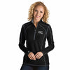 Northwestern / Kellogg Antigua Ladies Black Tempo 1/2 Zip