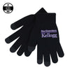 Northwestern I Kellogg iText Smart Touch Black Knit Texting Gloves