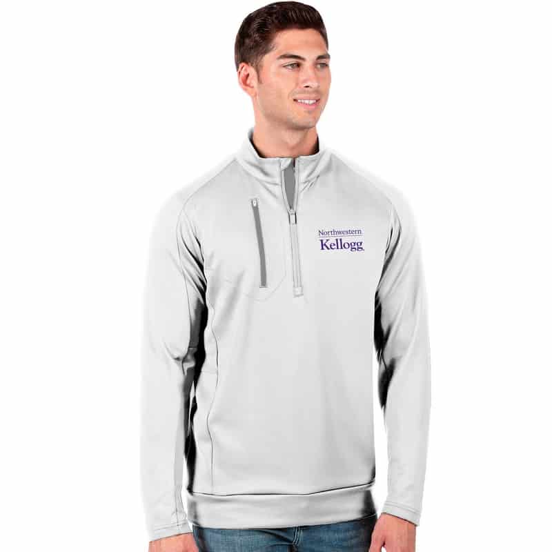 Kellogg Men's Antigua White Generation 1/4 Zip