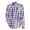 Northwestern University Wildcats Antigua Men's Tending Long Sleeve Casual/Dress Shirt
