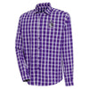 Northwestern University Wildcats Antigua Men's Carry Purple Long Sleeve Casual/Dress Shirt