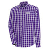 Northwestern I Kellogg Antigua Men's Carry Purple Long Sleeve Casual/Dress Shirt