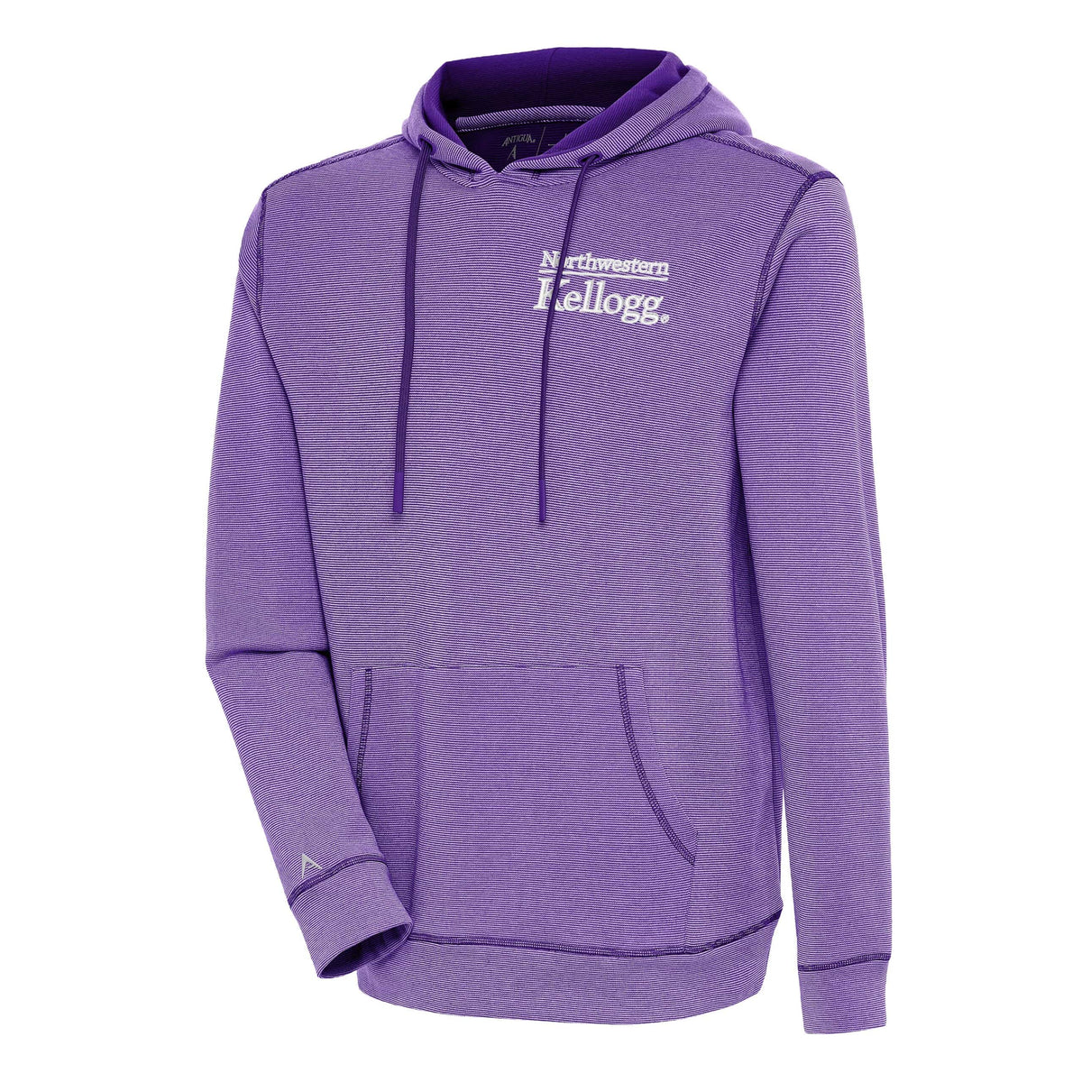 Northwestern I Kellogg Antigua Men's Purple Axe Bunker Hood