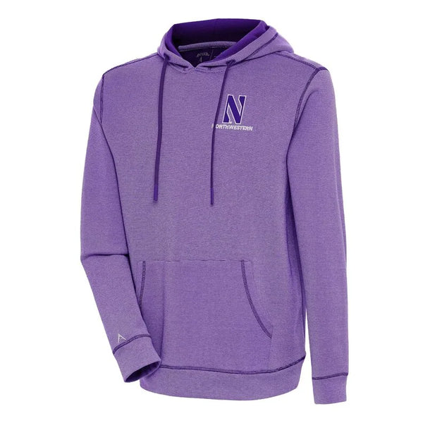 Northwestern University Wildcats Antigua Men's Purple Axe Bunker Hood