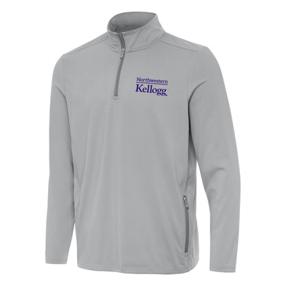 Northwestern I Kellogg Men's Antigua Skyscraper Perilous 1/4 Zip Pullover -2