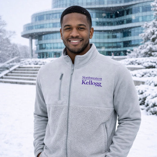 Northwestern I Kellogg Antigua Men's Daily Fused Skyscraper Jacket
