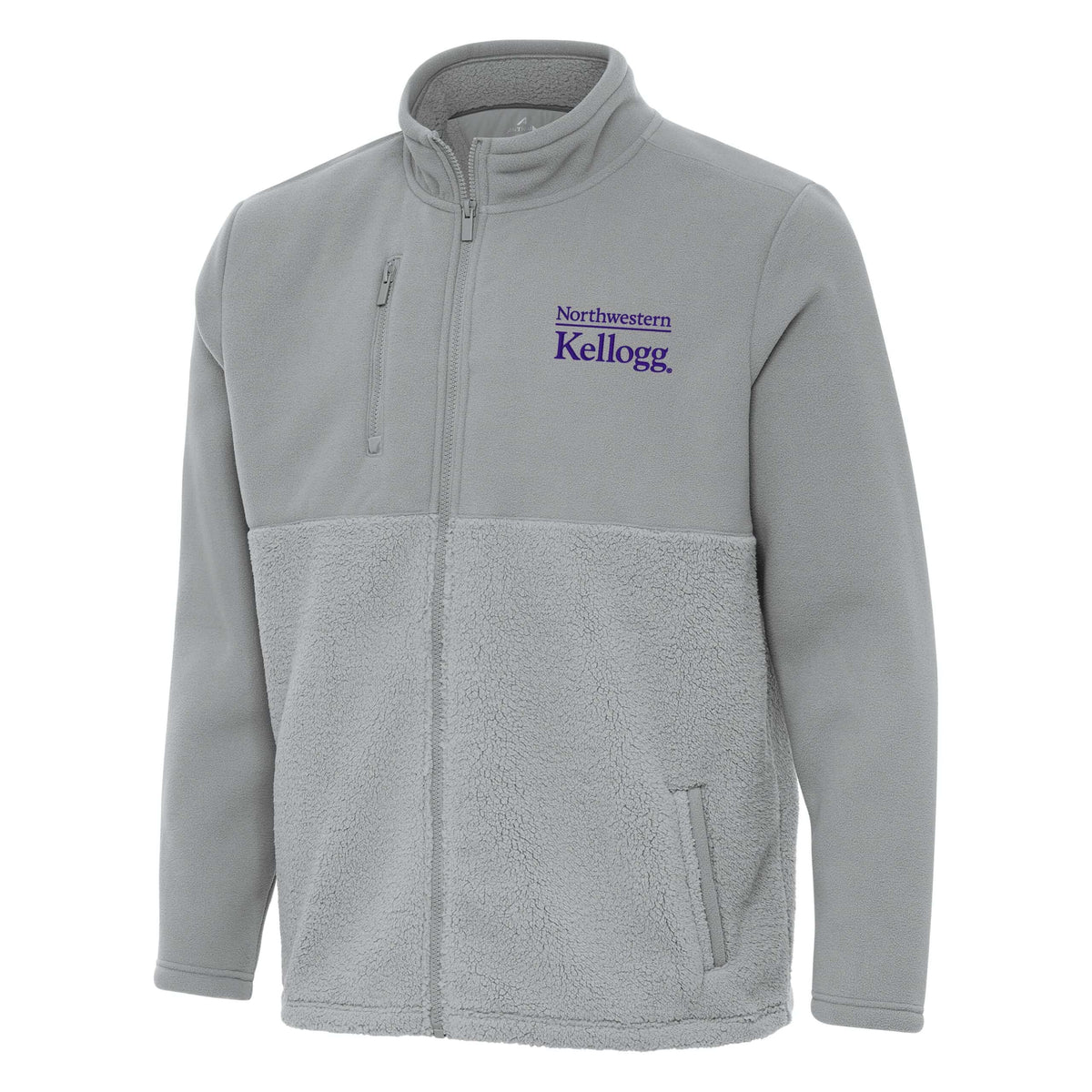 Northwestern I Kellogg Antigua Men's Daily Fused Skyscraper Jacket-2