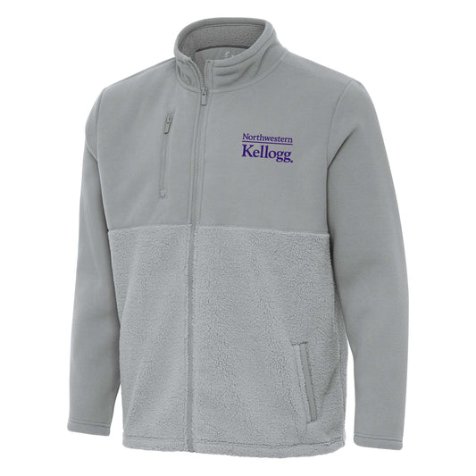 Northwestern I Kellogg Antigua Men's Daily Fused Skyscraper Jacket-2