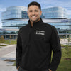 Northwestern I Kellogg Antigua Men's Black Brisk 1/4 Zip Pullover-2