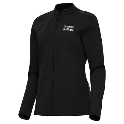 Northwestern I Kellogg Women's Antigua Regard Jacket in Black color -2