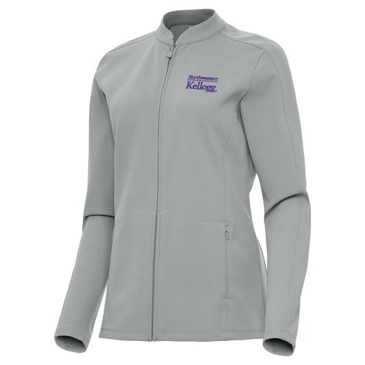 Northwestern I Kellogg Women's Antigua Regard Jacket in Skyscraper color-2