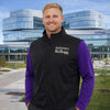 Northwestern I Kellogg Antigua Men's Black Brisk FZ Vest -2