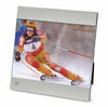 Northwestern | Kellogg Brushed Aluminum Medallion Picture Frame 5"X7"