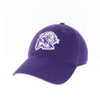 Northwestern University Wildcats Legacy Unconstructed Adjustable Purple Hat with Vintage Cat's Head Design