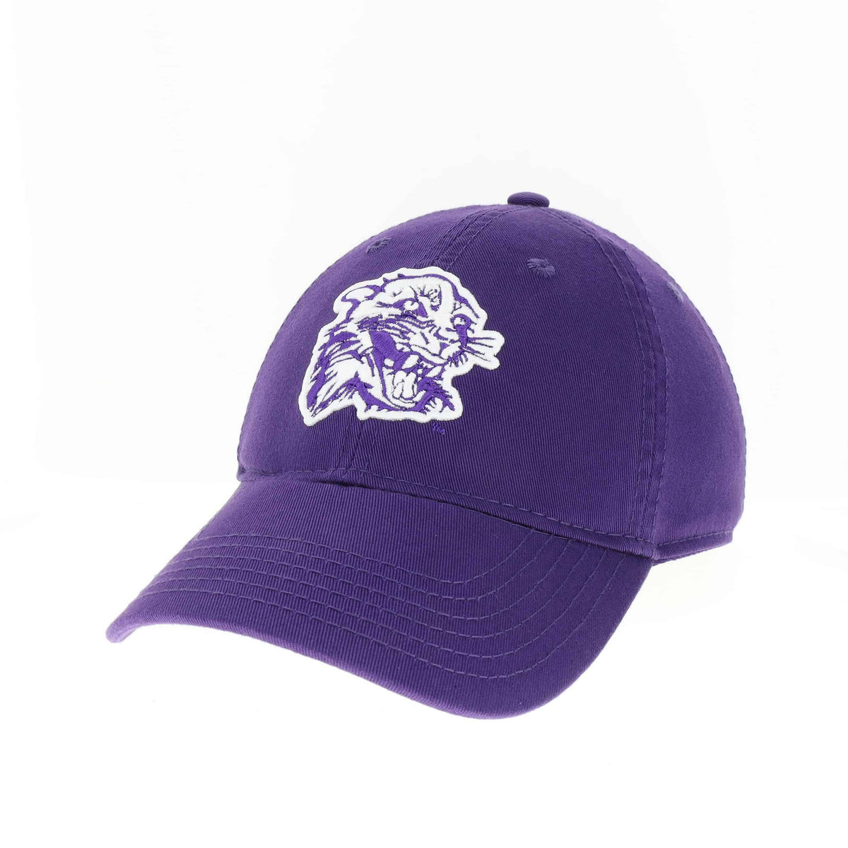 Northwestern University Wildcats Legacy Unconstructed Adjustable Purple Hat with Vintage Cat's Head Design