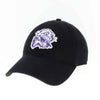 Northwestern University Wildcats Legacy Unconstructed Adjustable Black Hat with Vintage Cat's Head Design