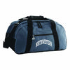 Northwestern University Wildcats Augusta Sportswear Graphite Jumbo Ripstop Duffle Bag AS1703