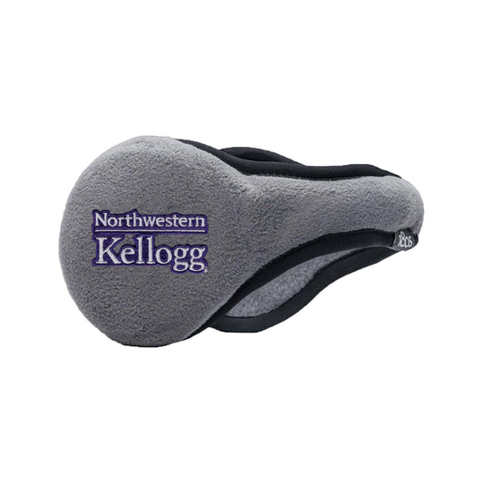 Northwestern I Kellogg Tec Fleece Grey PrimaLoft Gold Insulated Ear Bands