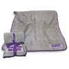 Northwestern University Wildcats Natural Color Frosty Fleece Throw Blanket 50"X60"