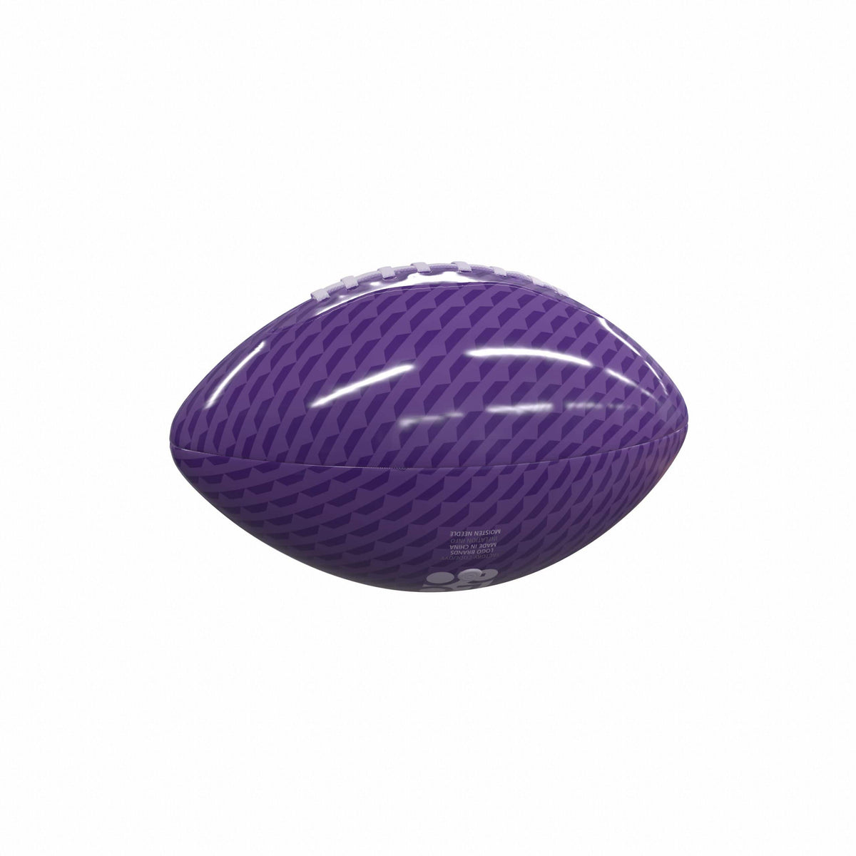 Northwestern University Wildcats Glossy Purple Mini Football 9" -Back