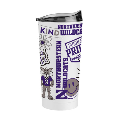Northwestern University Wildcats 20oz Native Powder Coat Tumbler-2