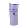 Northwestern University Wildcats 20oz Logobrands Powder Coat Lavender Tumbler