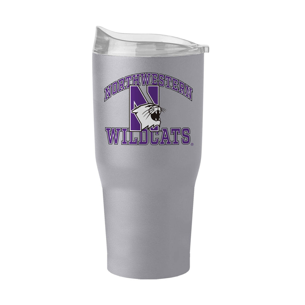 Northwestern University Wildcats 30oz Logobrand Power Coated Gameday Stainless Tumbler
