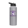 Northwestern University Wildcats Logobrands 34 oz. Echo Quencher Grey Water Bottle