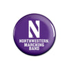 Northwestern Wildcats Button with Northwestern Marching Band Design 1.75"