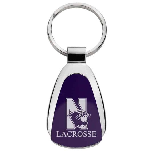 Northwestern University Lacrosse Keychain