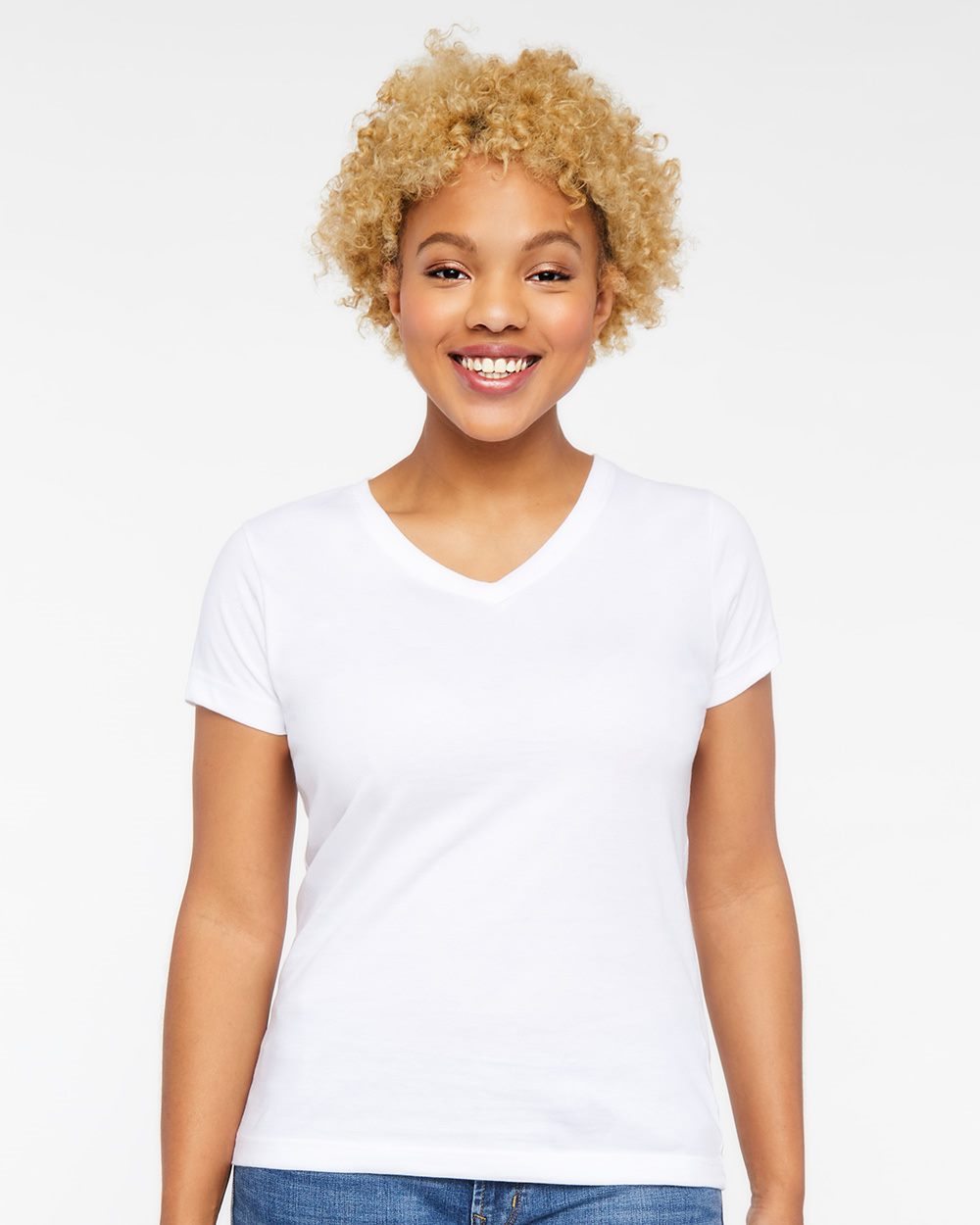 Northwestern I Kellogg Women's MV LAT Fine Jersey Lilac-Lavender V-Neck Tee Shirt