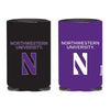 Northwestern University Wildcats Full Color Two Sided Print Collapsible Koozie Can Cooler with Northwestern University Over Stylized N Design
