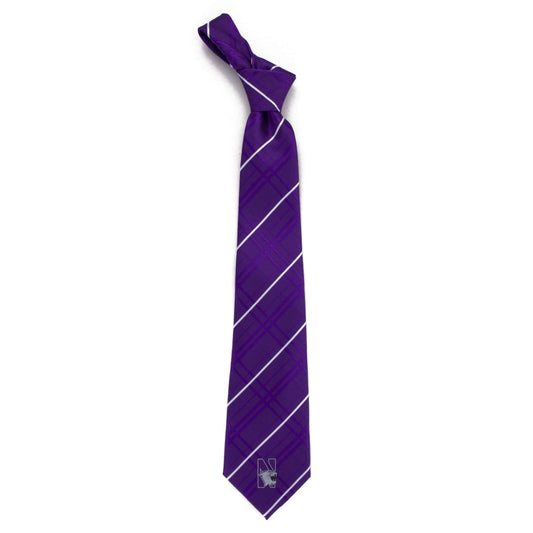 Northwestern University Wildcats Purple Oxford Woven Necktie-1